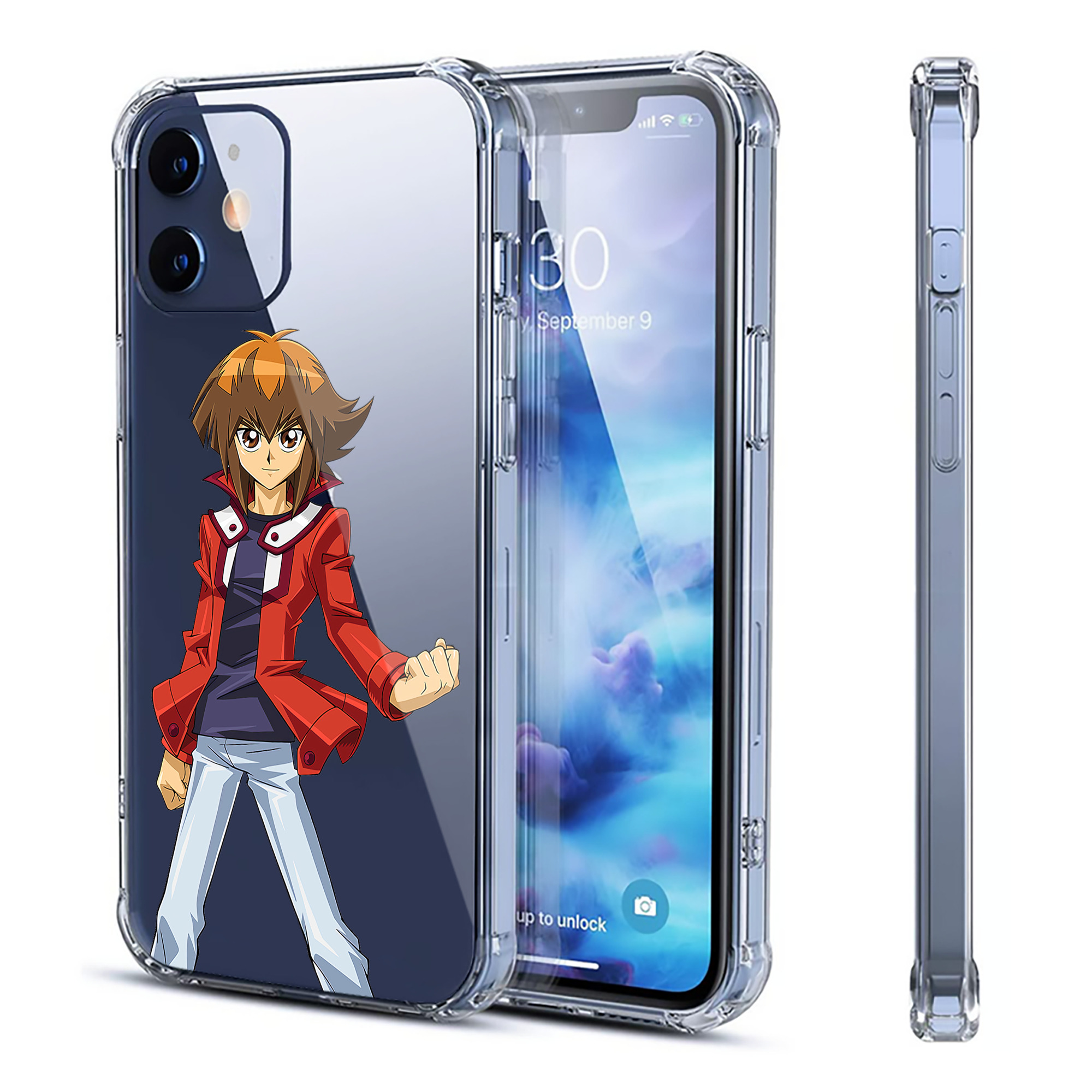 （画像用） 遊☆戯☆王 Yu-Gi-Oh! 【iPhone 12シリーズ対応】透明スマホケース（クリアソフトケース）
